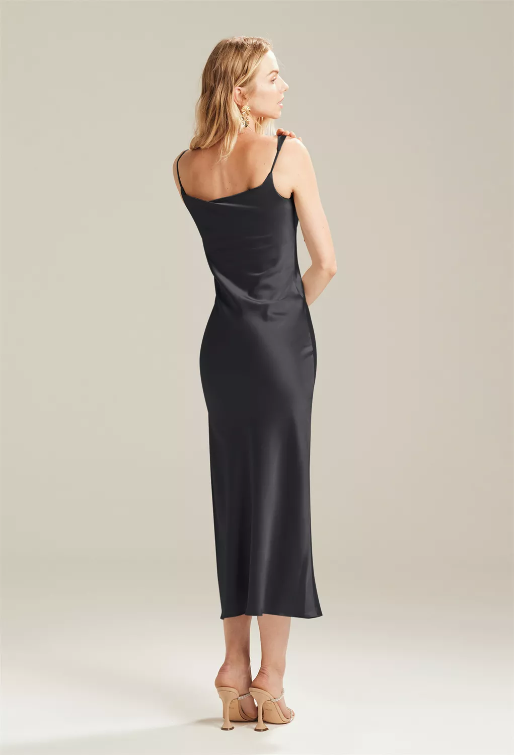 AW Graziosa Black Metallic  Spring Wedding Guest Dresses